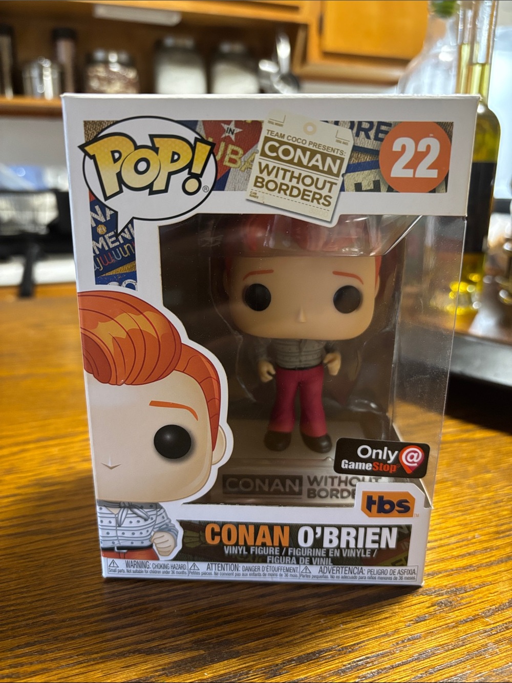 Funko Conan O'Brien Pop! Vinyl – Red Hair, Gray Top, Pink Pants